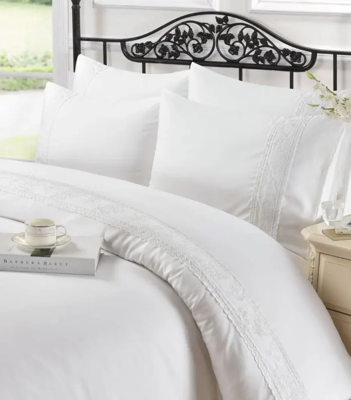Charlotte Lace Duvet Cover Set