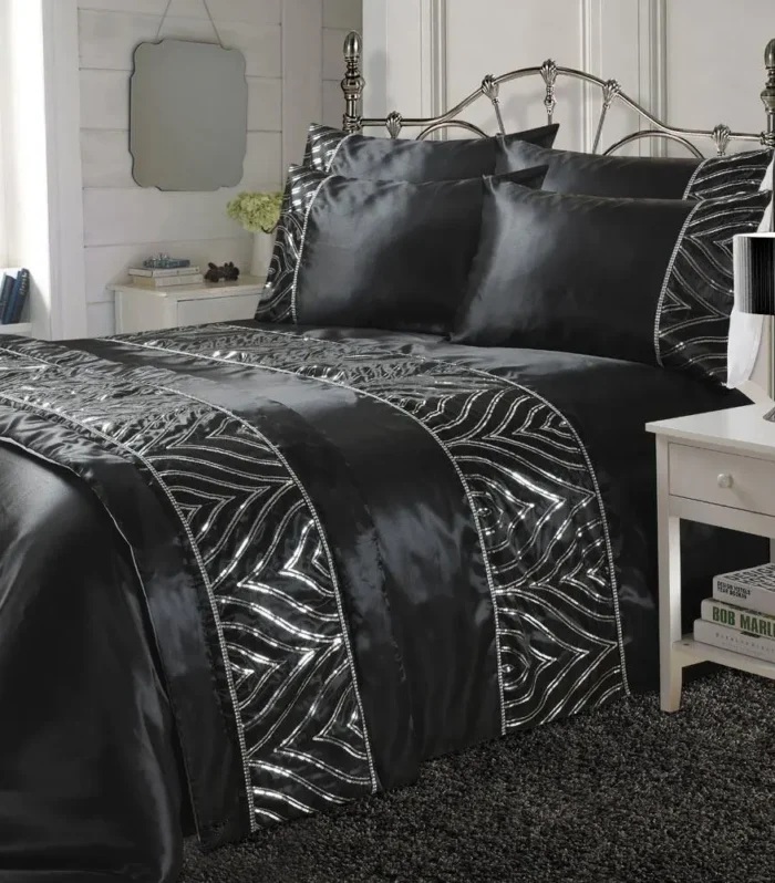 Shimmer Sequin Embellished Duvet Cover Set
