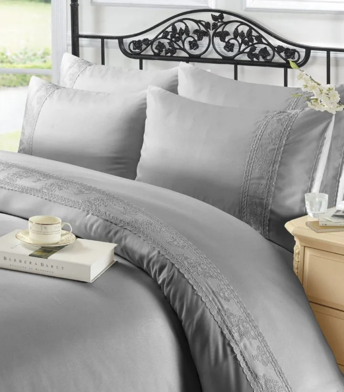 Charlotte Lace Duvet Cover Set