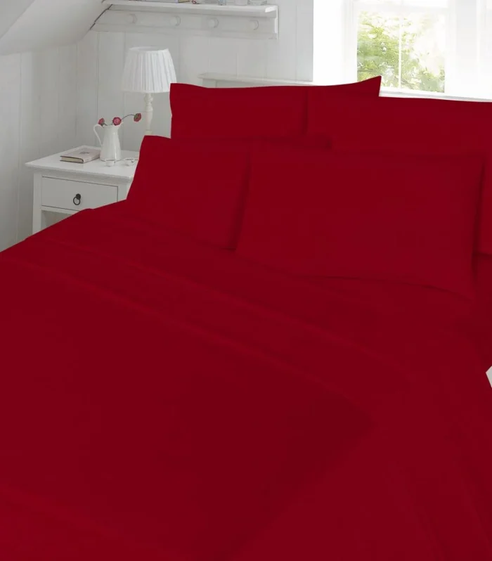 Polycotton Percale 180 Thread Count Extra Deep Fitted Sheet