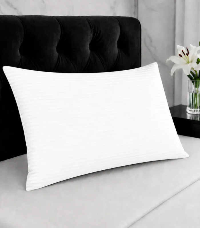 Satin Stripe 100% Cotton 250 Thread Count Housewife Pillow Case